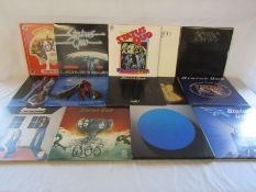 12" vinyl LP records including ACDC, Slade, Deep Purple, Status Quo also 'From the makers of....'