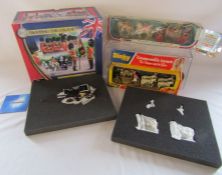 Boxed Britains Trooping the Colour 40111, Dinky Cinderella's Coach 111 and Corgi 1902 State Landau