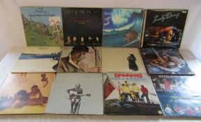 Collection of 12" vinyl LP's including ACDC, Maddy Prior, Blondie, Renaissance,  Abba, Bangles,