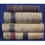 3 leather bound volumes from The City of London School:- The Illustrated Natural History by J G Wood