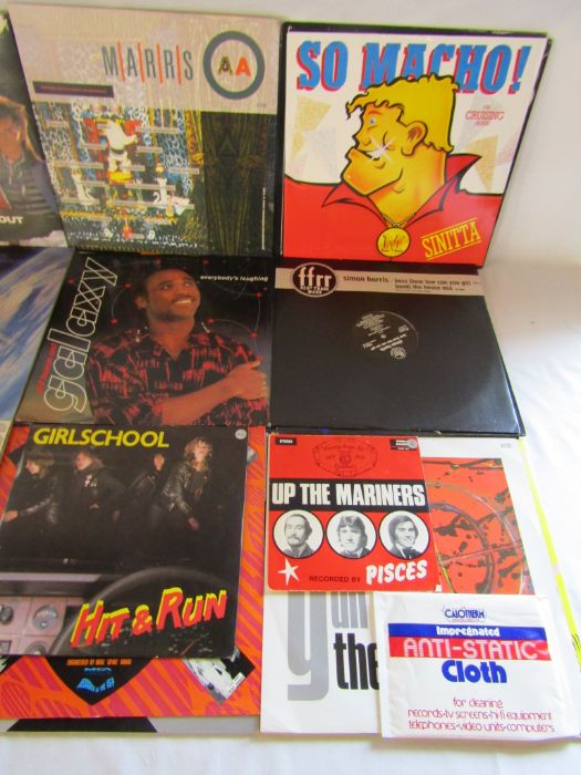 12" vinyl records including Status Quo, Boney M, Adamski, Mai Tai, Sinitta and 7" Grimsby Town - Image 8 of 10
