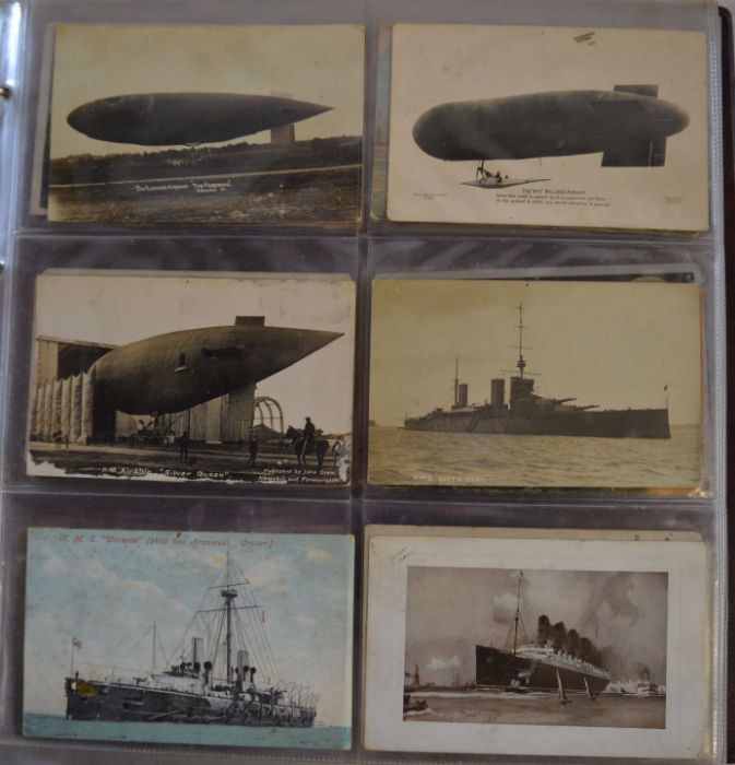 Large album of approximately 370 postcards including some local images & some addressed to the Mawer - Image 2 of 7