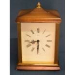 Vintage Smiths wooden case carriage type clock Ht 16cm