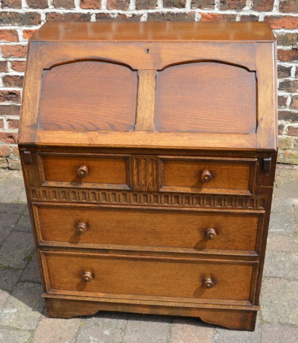 Oak bureau