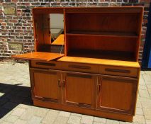 60/70's G plan Fresco teak bar cabinet approx. 142cm x 142cm x 44.5cm