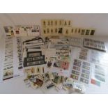 Collection of Royal Mail First Day Covers and cigarette cards - mainly military