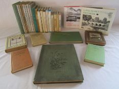 Collection of books including Wainwright's Lakeland sketchbook and seven other Wainwright titles,