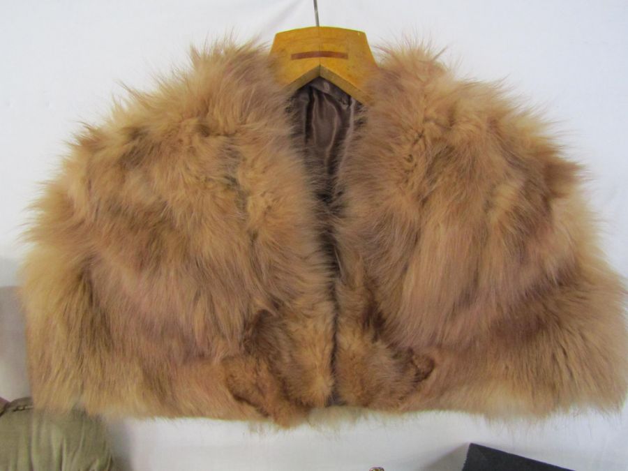 John Lewis partnership boxed fur stole, Effanbee doll with composition head and arms, boxed Oroton - Image 5 of 7