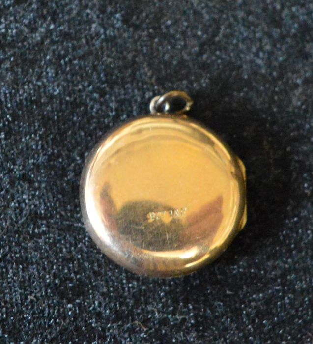 WITHDRAWN - 9ct gold locket total weight 4.4g - Image 2 of 3