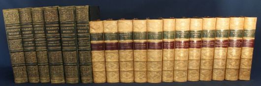 6 volumes of Dickens's Works, published by Chapman & Hall, Piccadilly & Thackeray's Works in 12