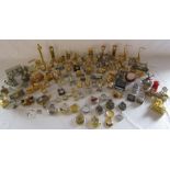 Collection of approx. 100 miniature clocks and pocket watches