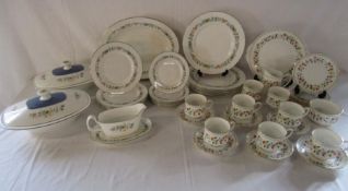 Royal Doulton 'Pastorale' part dinner ware and Paragon 'Anastasia' part tea service