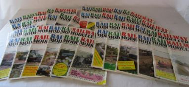 Collection of railway modeller magazines - 4 years 1985/86/87/88