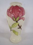 Moorcroft magnolia vase - noticeable surface crack