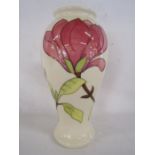 Moorcroft magnolia vase - noticeable surface crack