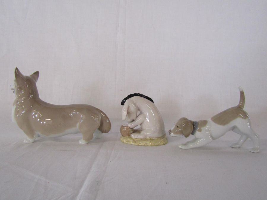 Laddro beagle and corgi and Royal Doulton - The Winnie the Pooh collection 'Eeyore's Birthday' - Image 2 of 4