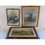 3 framed prints - Queen Victoria, Alf Cooke, Queens Printer, Leeds - General Sir Redvers Buller V.