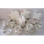 Duchess part dinner service and some Wedgwood Angela patterned items