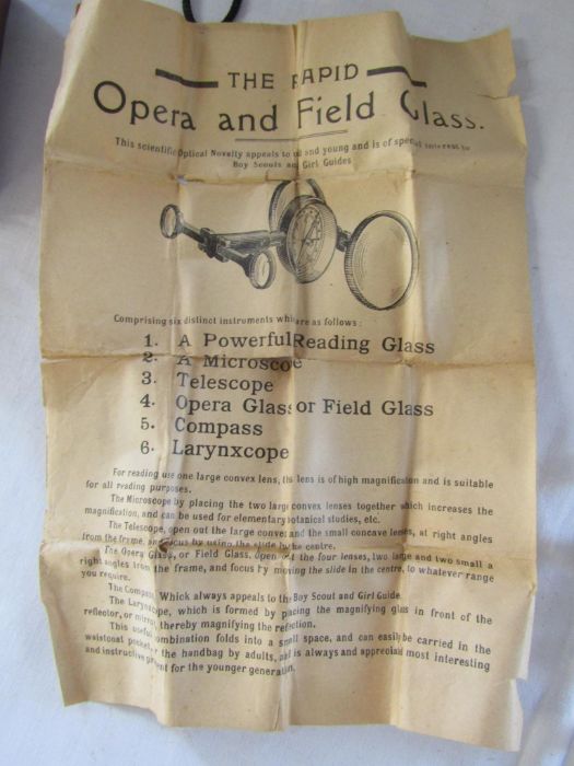 Mixed collection of items including cranberry glass jug, Kodak Brownie camera, vintage tin toy, - Image 5 of 9