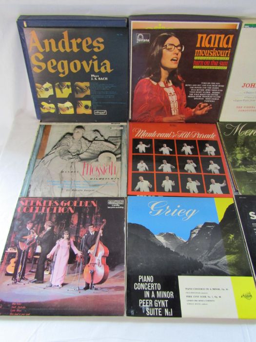 Collection of vinyl records including BBC Woodland and Garden Birds,  Mood Music, Schubert, South - Image 4 of 9