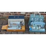 Novum manual & Jones electric sewing machines