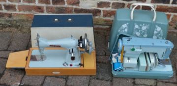 Novum manual & Jones electric sewing machines