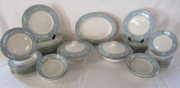 Royal Doulton 'Reflections' part dinner service comprising plates, bowls and tureens