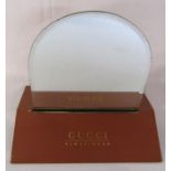 Gucci Timepieces display mirror approx. 25.5cm tall