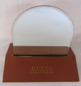 Gucci Timepieces display mirror approx. 25.5cm tall