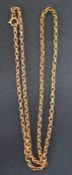 9ct gold belcher chain necklace 2.8g