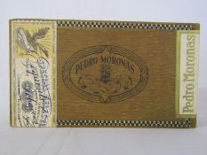 Pedro Moronas Special Selection cigars in sealed box - jockey club and Claro printed on box