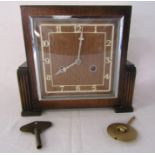 1930's oak mantle clock