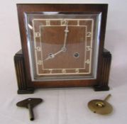 1930's oak mantle clock