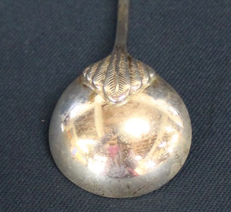 Small silver Sarah Jones spoon with duck head terminal, London 1984, length 11cm - Image 2 of 3