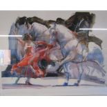 Fletcher Sibthorp 'Colour Study for Bailadera y Caballo' - Dancer & Horse - limited edition 181/