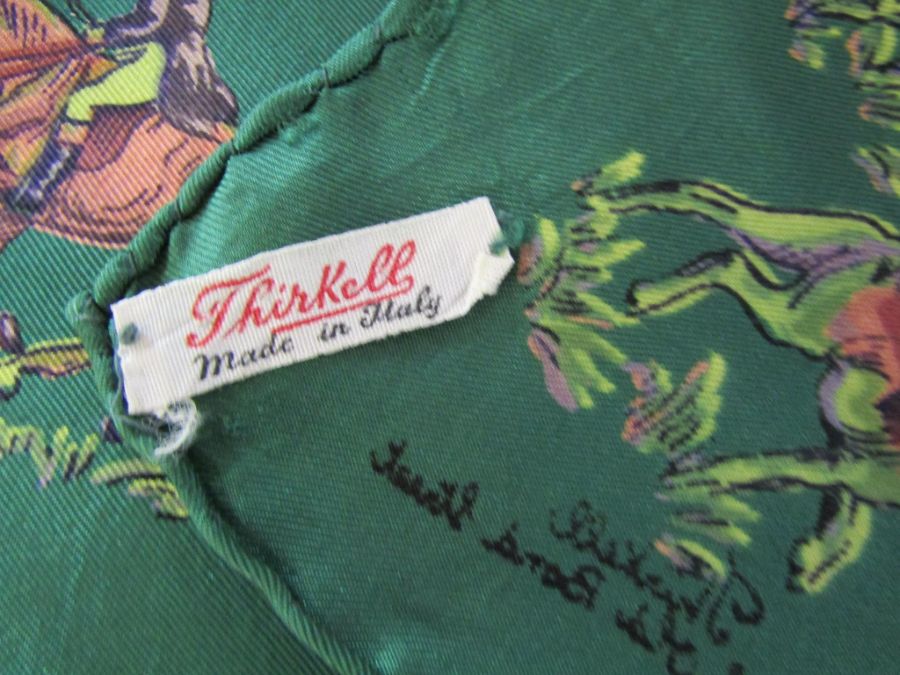 2 x Thirkell scarves with horse design - Image 5 of 5