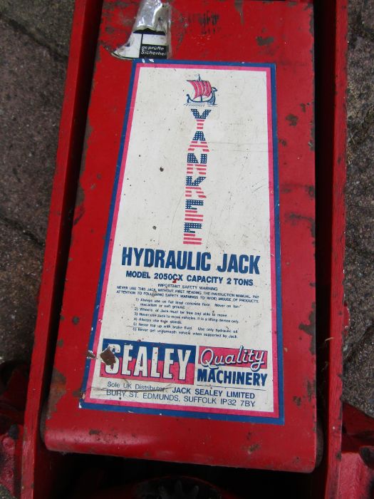 Sealey Yankee 2 tonne trolley jack 2050cx and Power lift 2 tonne trolley jack - Image 3 of 3