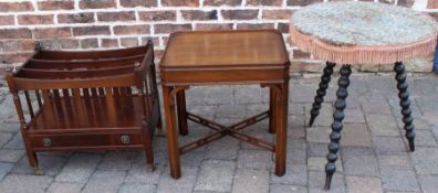 Gypsy table, modern Canterbury & Bevan Funell Reprodux Chippendale style table