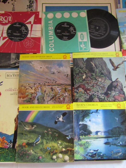 Collection of vinyl records including BBC Woodland and Garden Birds,  Mood Music, Schubert, South - Image 8 of 9