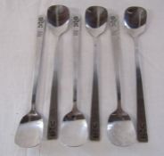 6 x Robertson's jam preserve spoons each with a stamped Golly logo and the wording 'Golly it's good'