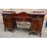 ***LOT WITHDRAWN*** Large early 20th century mahogany sideboard in the Chippendale style