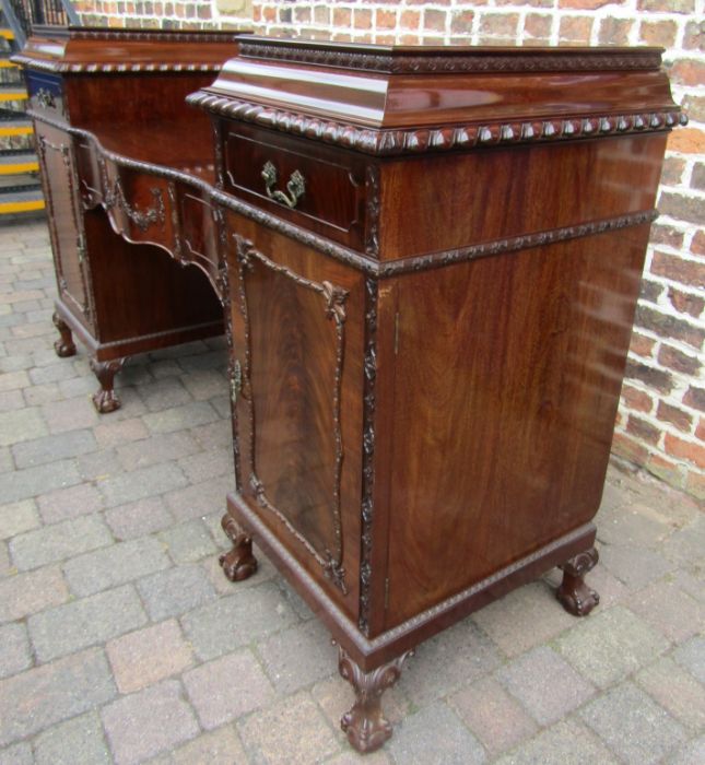 ***LOT WITHDRAWN*** Large early 20th century mahogany sideboard in the Chippendale style - Image 5 of 5