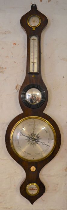 19th century onion top barometer