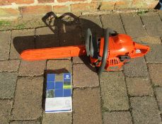 Husqvarna 135 chainsaw with manual