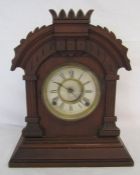 Ansonia Clock co. USA New York 8 day mantel clock approx. 35.5cm tall