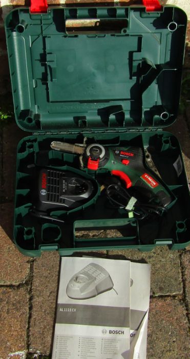 2 Bosch cordless drills, including Bosch EasyCut 12 with AL 1115 CV battery charger and Bosch PSB 12 - Image 2 of 3