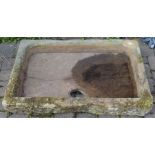 Sandstone trough 65cm by 99cm