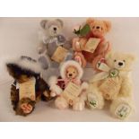 5 Hermann Bears - English Rose, Water Princess, 3 Musketeers, Christkindl and Edelweiss Bear