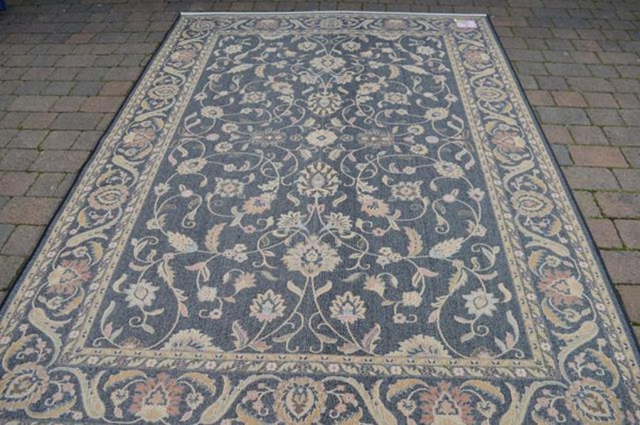 Black Persian style carpet, 288cm x 202cm - Image 2 of 3