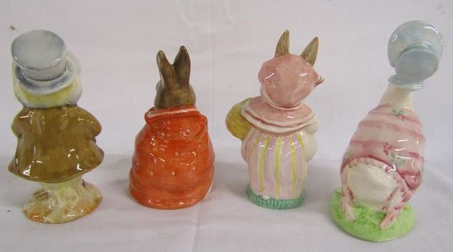 4 Beswick Beatrix Potter figures - Amiable Guinea Pig, Poorly Peter Rabbit, Mrs Rabbit and Jemima - Image 2 of 4